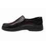 Pantofi barbati casual din piele naturala, marimi pana la 47, cu elastic, pe calapod lat, GKR10N